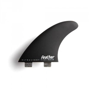 Quillas Surf Feather Fins Dual Tab Negras